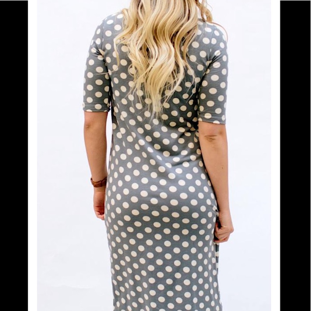 โจ Sign Here Polka Dot Midi Dress โ Size Large โ Excellent Condition โจ - Picture 11 of 12